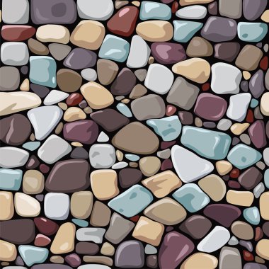 Kesintisiz renk arka plan deniz çakıl