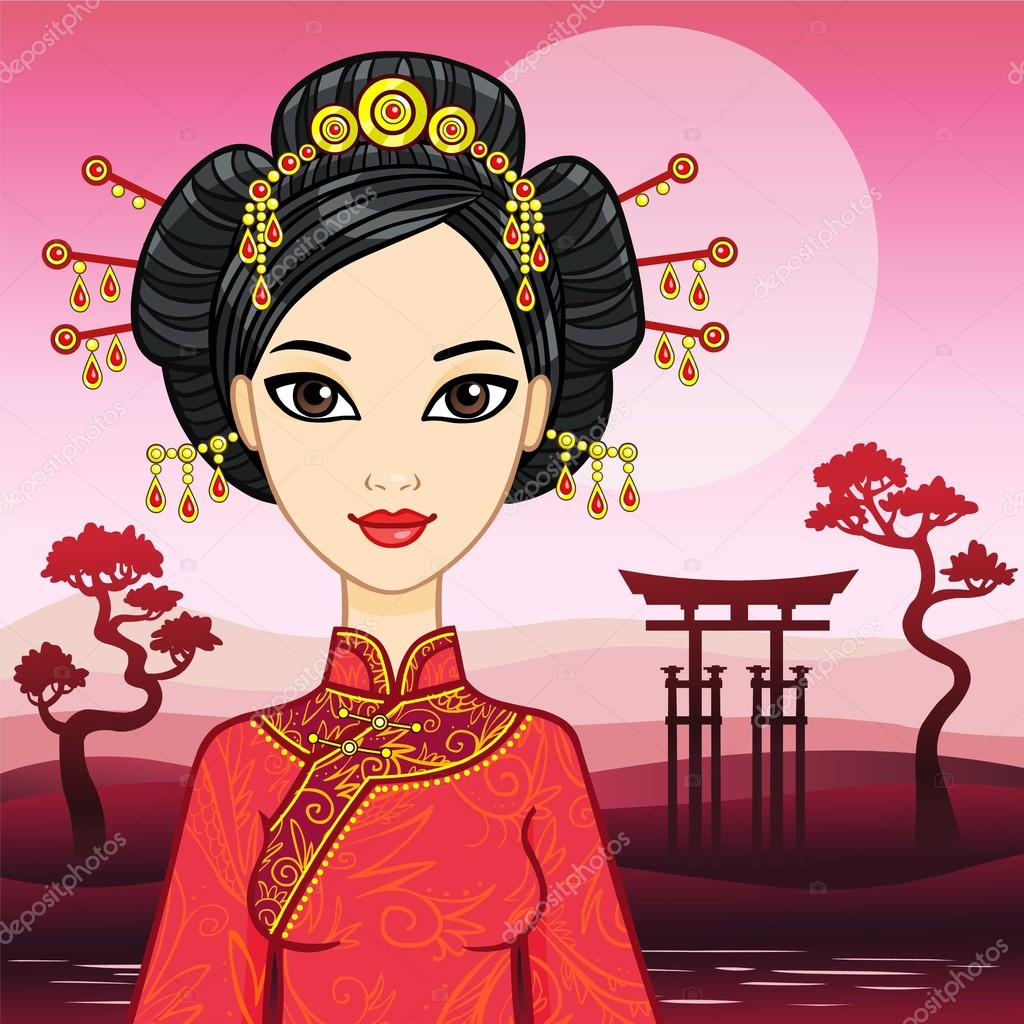 Traditional Chinese Girl Hairstyle Chinese Girl In Traditional