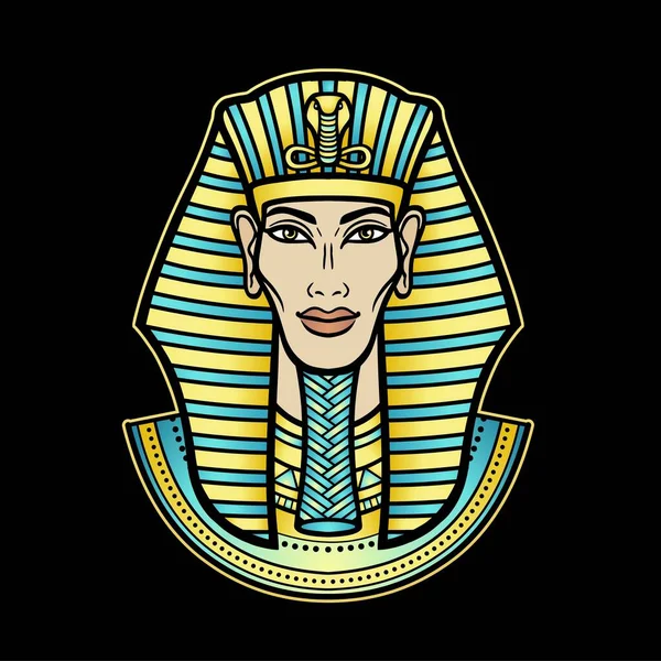 Gambar Warna Animasi Manusia Mesir Firaun Raja Ibu Ilustrasi Vektor Stok Ilustrasi Bebas Royalti