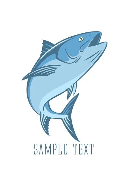 Renkli balık ton balığı — Stok Vektör