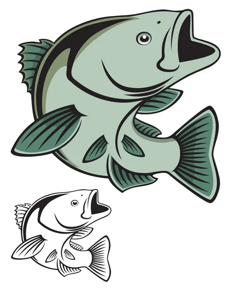 Εικονογράφηση ψάρια — Διανυσματικό Αρχείο