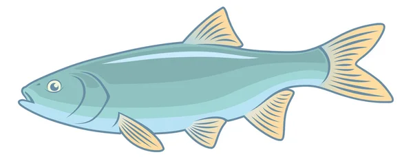 Велика риба значок — стоковий вектор