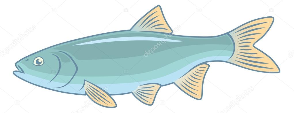 Big fish icon Stock Illustration
