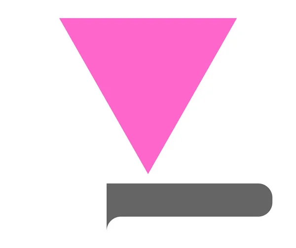 Lesbisk Stolthet Flagga Vektor Illustration — Stock vektor