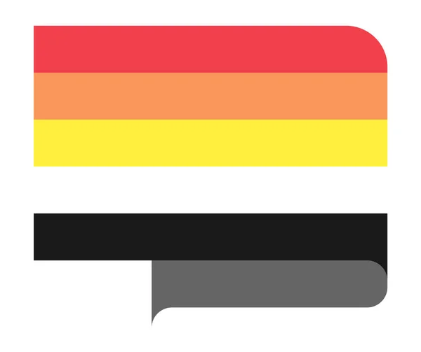 Lithsexual Pride Flagge — Stockvektor