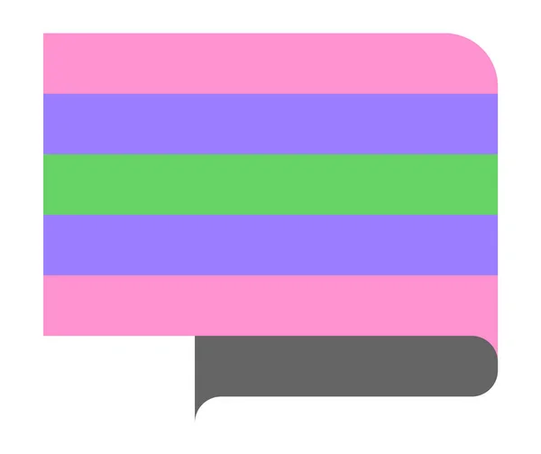 Trigender Pride Flag — 图库矢量图片