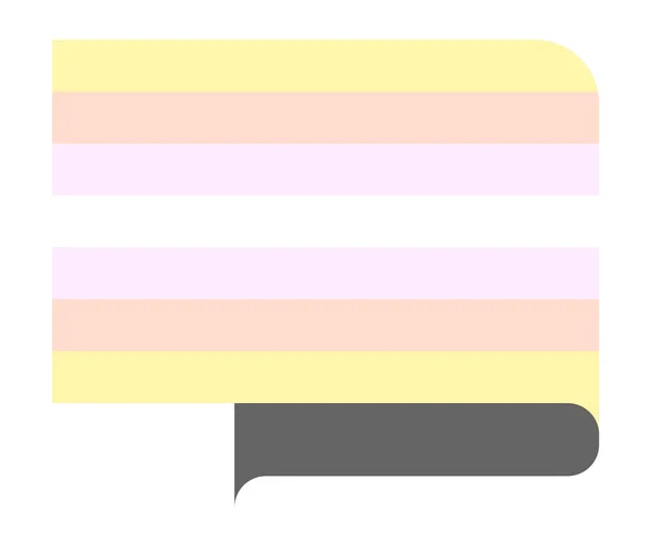 Bandeiras de orgulho Pangender — Vetor de Stock