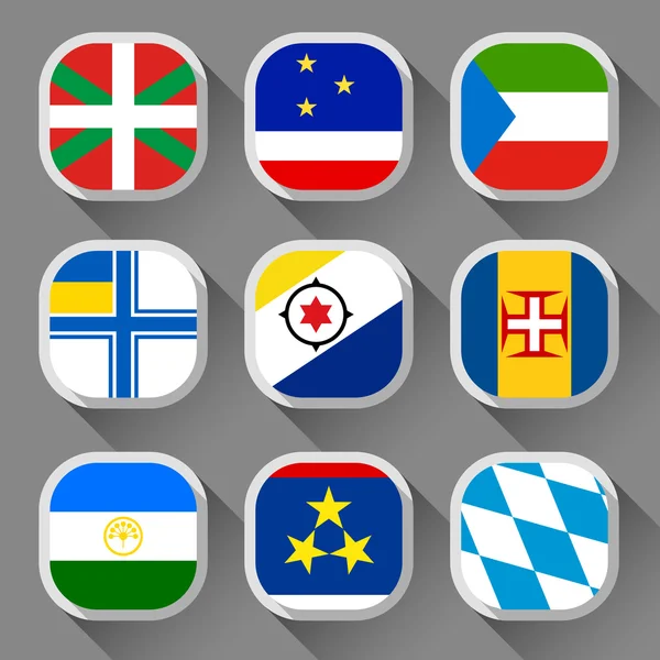 Flags of the world — Stock Vector