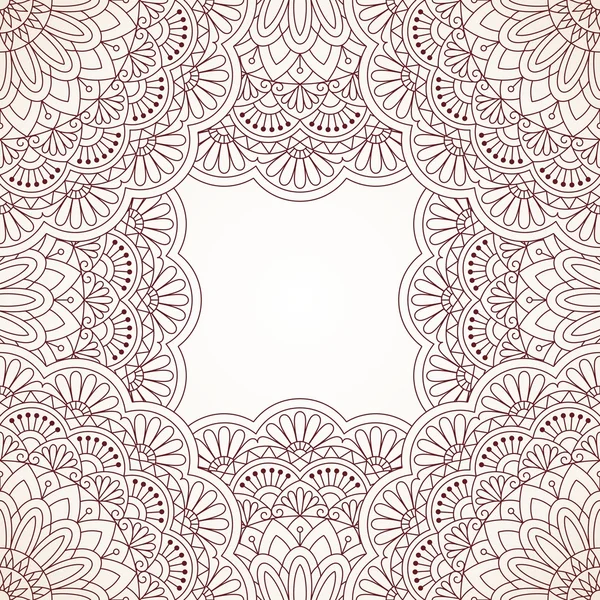 Floral oriental pattern. — Stock Vector