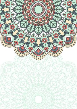 çiçek oryantal desenli.