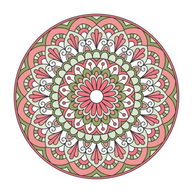 Mandala. Dekoratif yuvarlak desen.