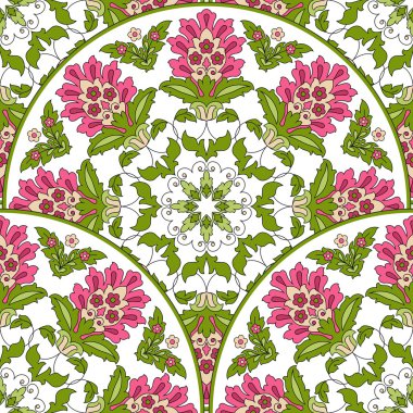 sorunsuz oryantal desen.