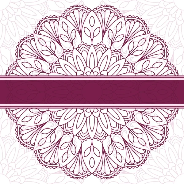 Mandala ile oryantal desen..