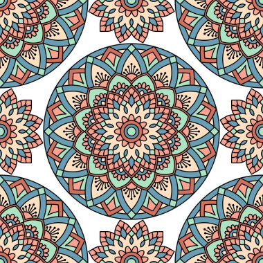 sorunsuz oryantal desen.