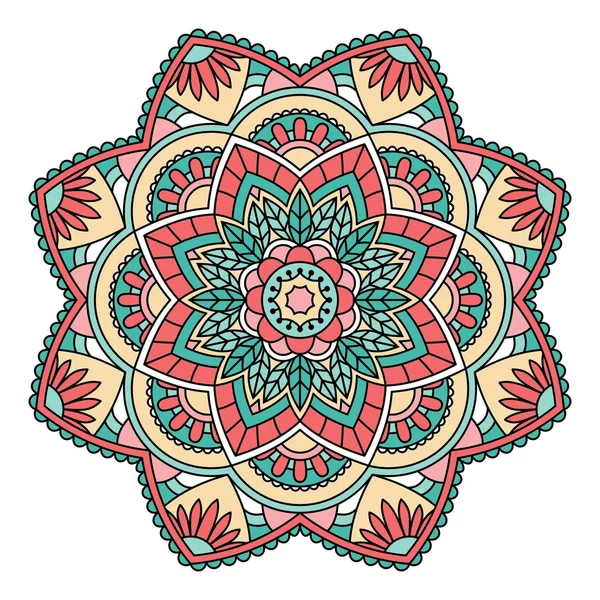 Mandala. Dekoratif yuvarlak desen.