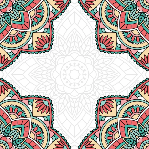 Mandala ile oryantal desen..