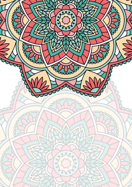 Mandala ile oryantal desen..