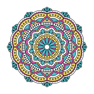 Mandala. Dekoratif yuvarlak desen.