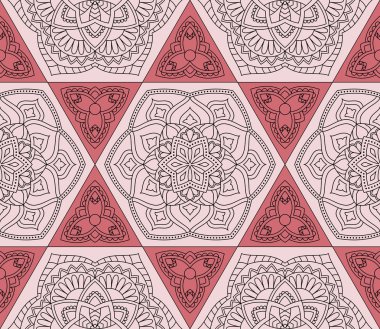 sorunsuz oryantal desen.