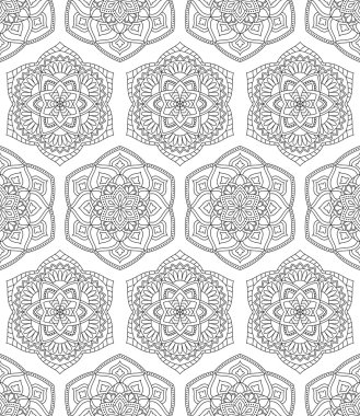 sorunsuz oryantal desen.