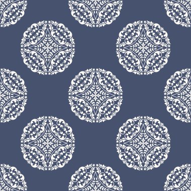 Çiçek elementleriyle kusursuz desen.