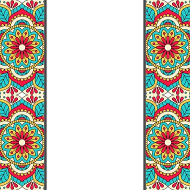 Mandala ile oryantal desen..