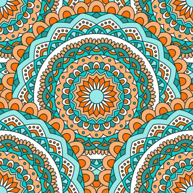 sorunsuz oryantal desen.