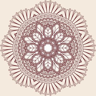 Dekoratif yuvarlak dantel modeli.