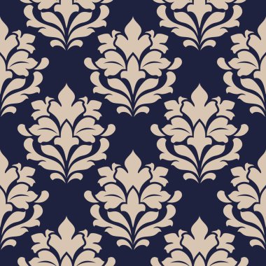 Dikişsiz damask deseni.