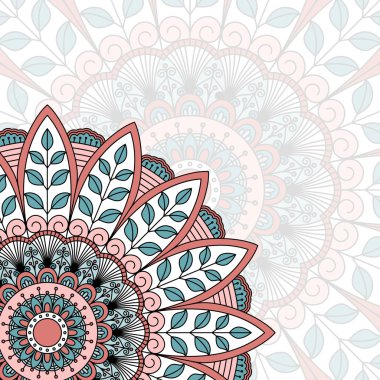 çiçek oryantal desenli.