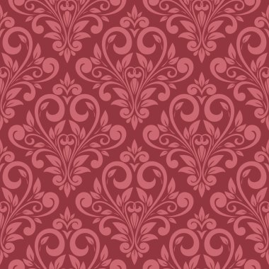 Dikişsiz damask deseni.