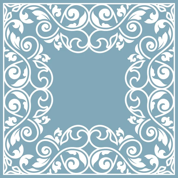 Tarjeta de felicitación floral. — Vector de stock