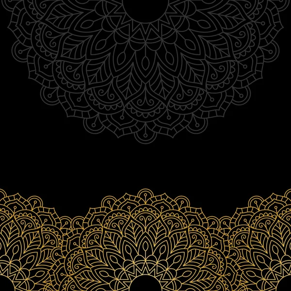 Patrón oriental floral . — Vector de stock