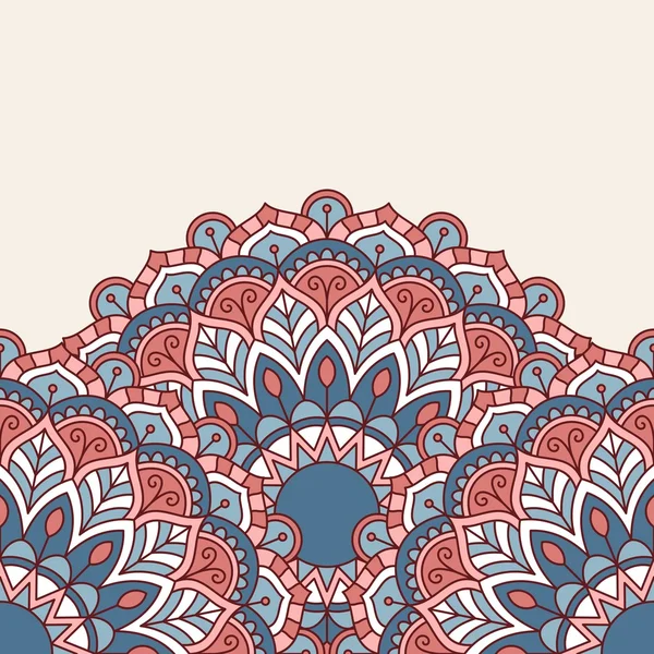 Patrón oriental floral . — Vector de stock