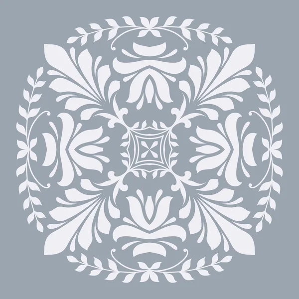 Elemento floral ornamental para el diseño . — Vector de stock