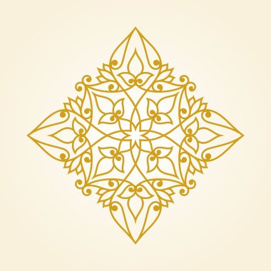 Tasarım için süs çiçek ögesi.