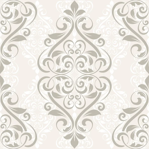 Seamless damask pattern. — Stock Vector