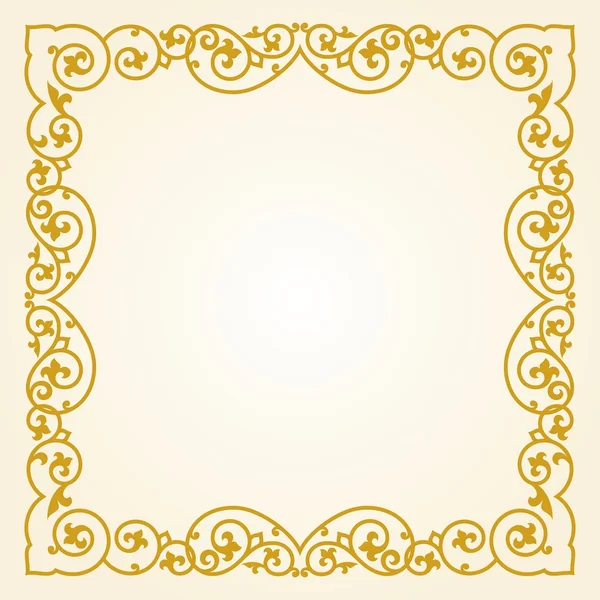 Ornamento tallado tradicional ruso . — Vector de stock