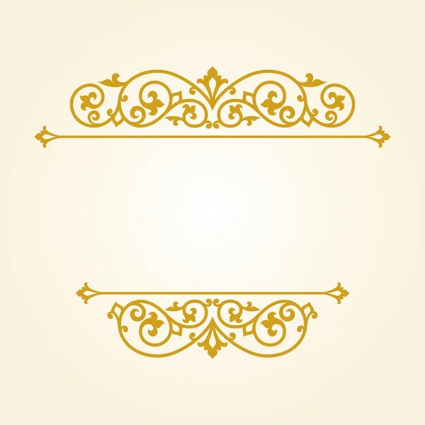 Ornamento tallado tradicional ruso . — Vector de stock