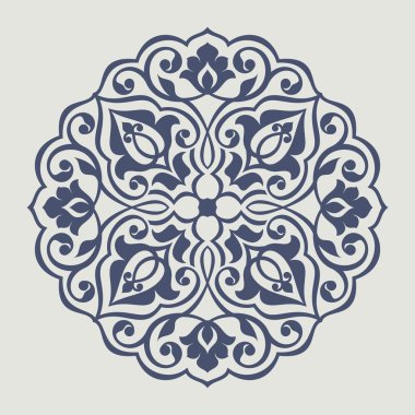 Persian round pattern.