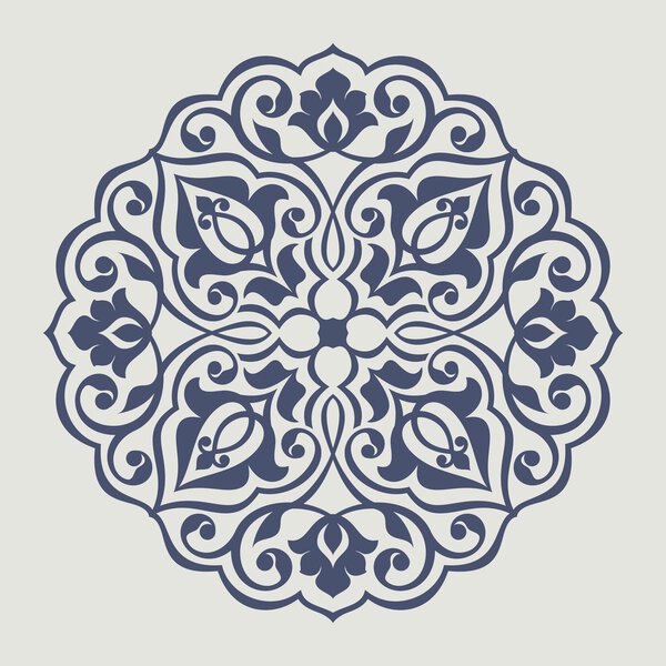 Persian round pattern.