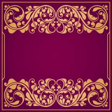 Vintage tebrik kartı.