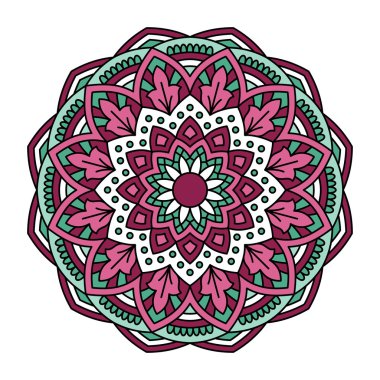 Mandala. Dekoratif yuvarlak desen.