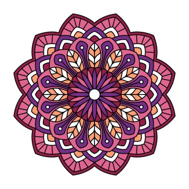 Mandala. Dekoratif yuvarlak desen.