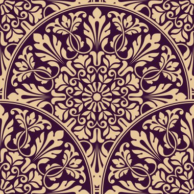 sorunsuz oryantal desen.