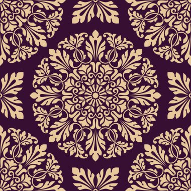 sorunsuz oryantal desen.