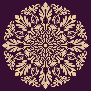 Dekoratif yuvarlak dantel modeli.