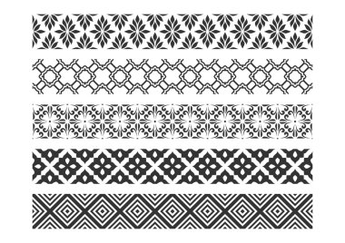 Kenarlık için tasarım kümesi.