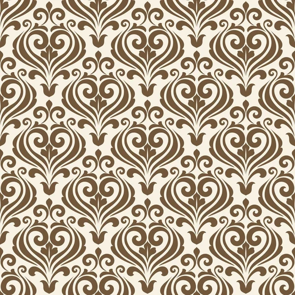 Sømløs Damask Pattern . – stockvektor