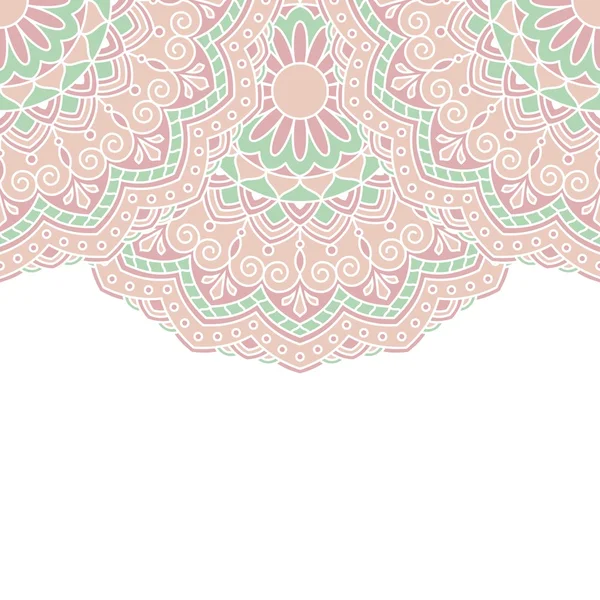 Patrón oriental floral . — Vector de stock